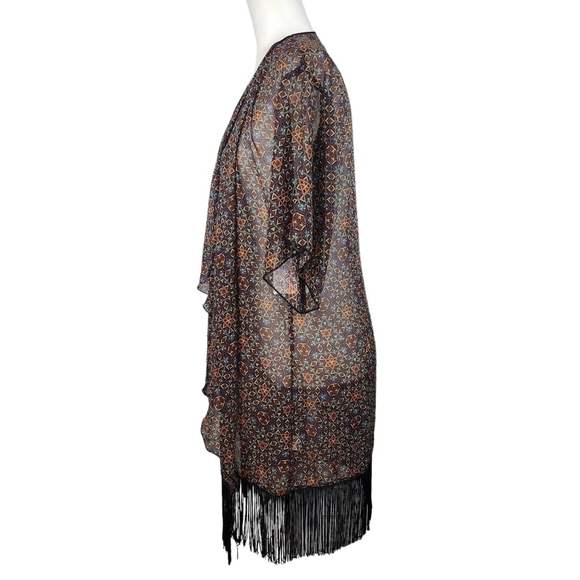 LULAROE Open Front Kimono Size S - Picture 3 of 10